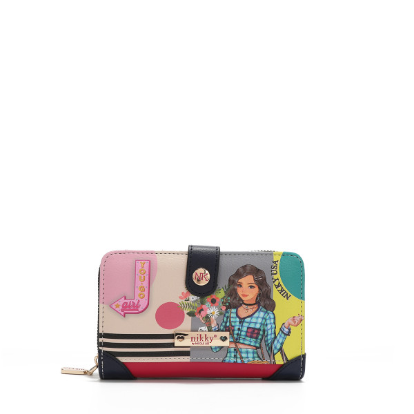 NOVČANIK NIKKY SREDNJI SA KOPČOM NK22522 NIKKY GOES SHOPPING FW2024
