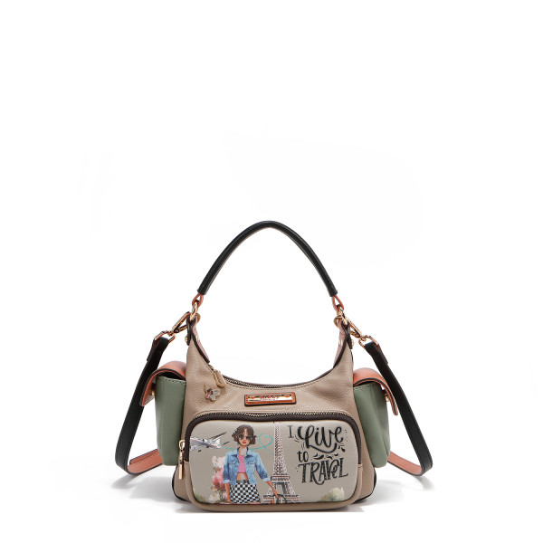 TORBA NIKKY NK12927 I LIVE TO TRAVEL SS2025