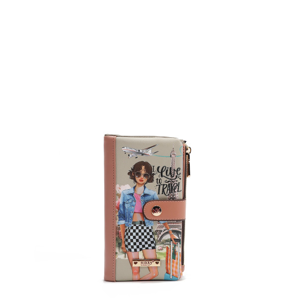 NOVČANIK NIKKY KOPČA NK22520 I LIVE TO TRAVEL FW2024